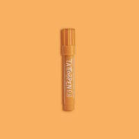 tattoopen orange pour maquillage mardi gras pour enfant avec fleurs